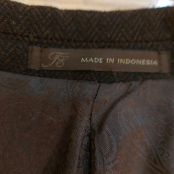 Tasso elba men sport coat size M wool blend - Picture 7 of 10